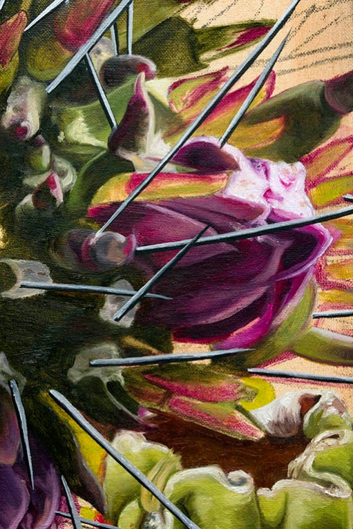 Scent Trap (Detail), Oil on Canvas, 26 X 36